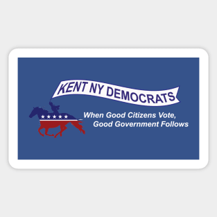 Kent New York Democrats Official Sticker